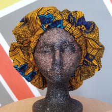 Load image into Gallery viewer, Satin-Lined Ankara Bonnets