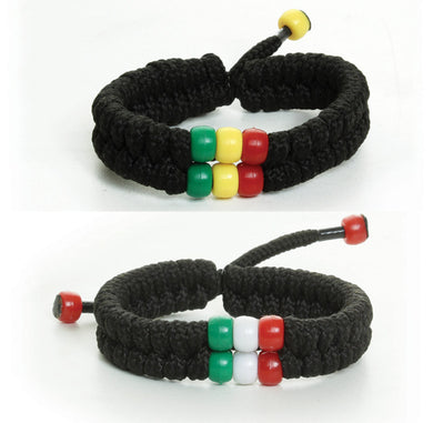 African Bead Shoelace Bracelet *Restocked*